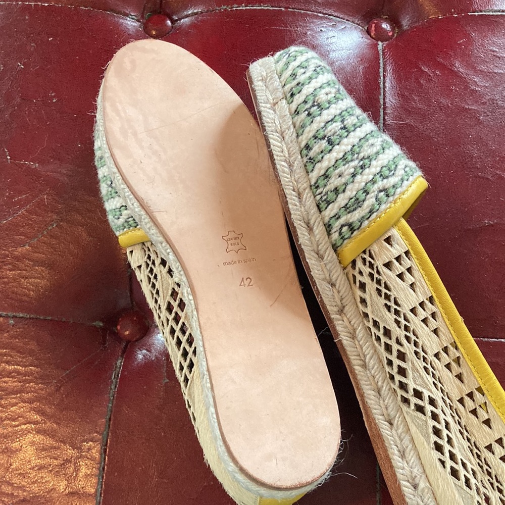 Cobra Society Wool/Leather Espadrilles - Picture 4 of 7